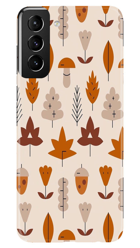 Leaf Pattern Art Case for Samsung Galaxy S22 Plus  (Design - 132)