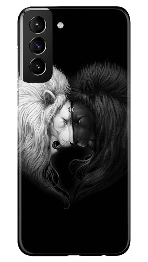 Dark White Lion Case for Samsung Galaxy S22 Plus  (Design - 140)