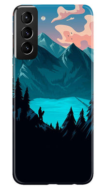 Mountains Mobile Back Case for Samsung Galaxy S22 Plus (Design - 155)