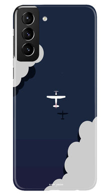 Clouds Plane Mobile Back Case for Samsung Galaxy S22 Plus (Design - 165)