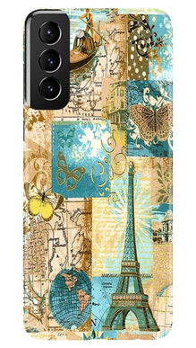 Travel Eiffel Tower Mobile Back Case for Samsung Galaxy S22 Plus (Design - 175)