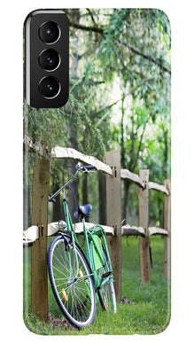 Bicycle Mobile Back Case for Samsung Galaxy S22 Plus (Design - 177)