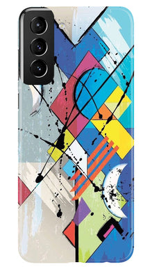 Modern Art Mobile Back Case for Samsung Galaxy S22 Plus (Design - 204)