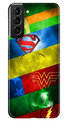 Superheros Logo Mobile Back Case for Samsung Galaxy S22 Plus (Design - 220)