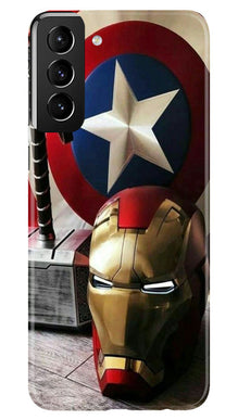 Ironman Captain America Mobile Back Case for Samsung Galaxy S22 Plus (Design - 223)