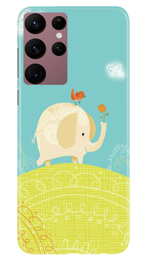 Elephant Painting Case for Samsung Galaxy S22 Ultra