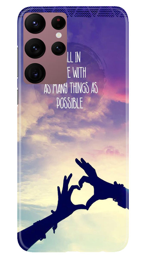 Fall in love Case for Samsung Galaxy S22 Ultra