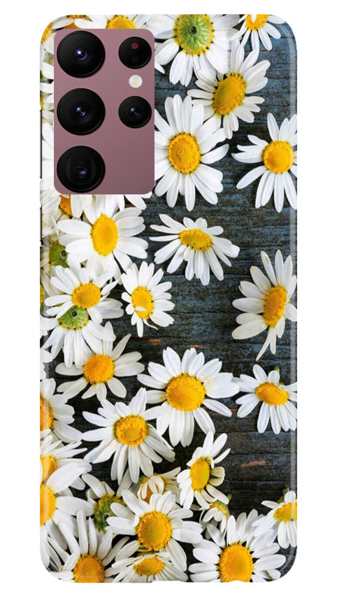 White flowers2 Case for Samsung Galaxy S22 Ultra