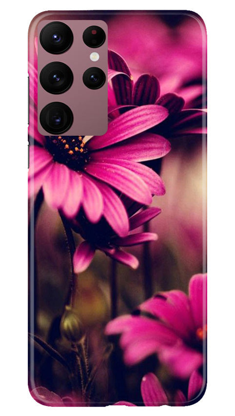 Purple Daisy Case for Samsung Galaxy S22 Ultra