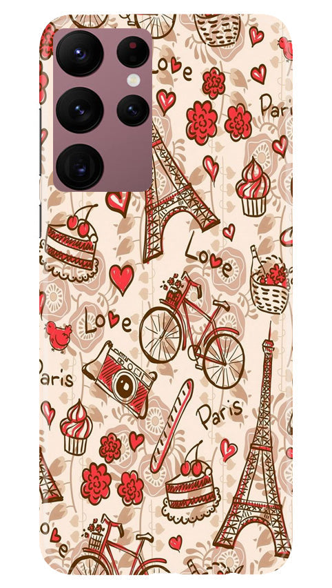 Love Paris Case for Samsung Galaxy S22 Ultra(Design - 103)