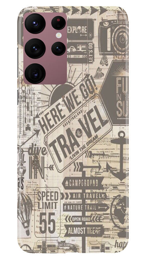 Travel Case for Samsung Galaxy S22 Ultra(Design - 104)