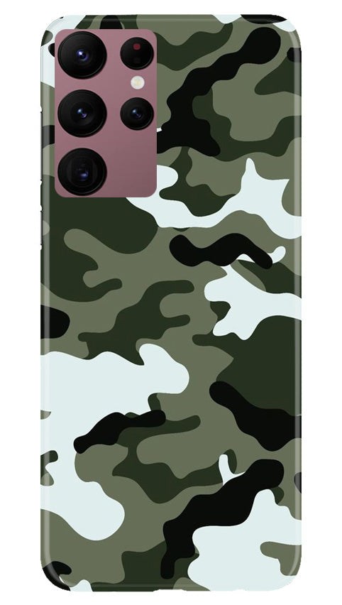 Army Camouflage Case for Samsung Galaxy S22 Ultra(Design - 108)