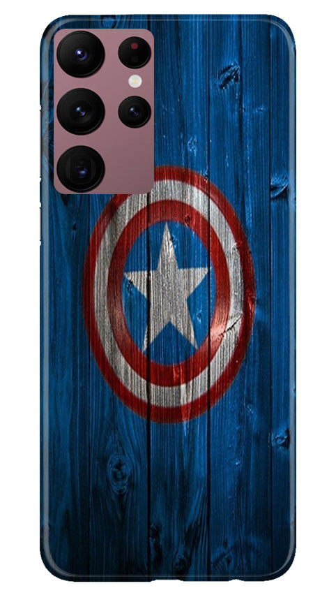 Captain America Superhero Case for Samsung Galaxy S22 Ultra(Design - 118)