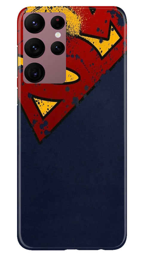 Superman Superhero Case for Samsung Galaxy S22 Ultra(Design - 125)