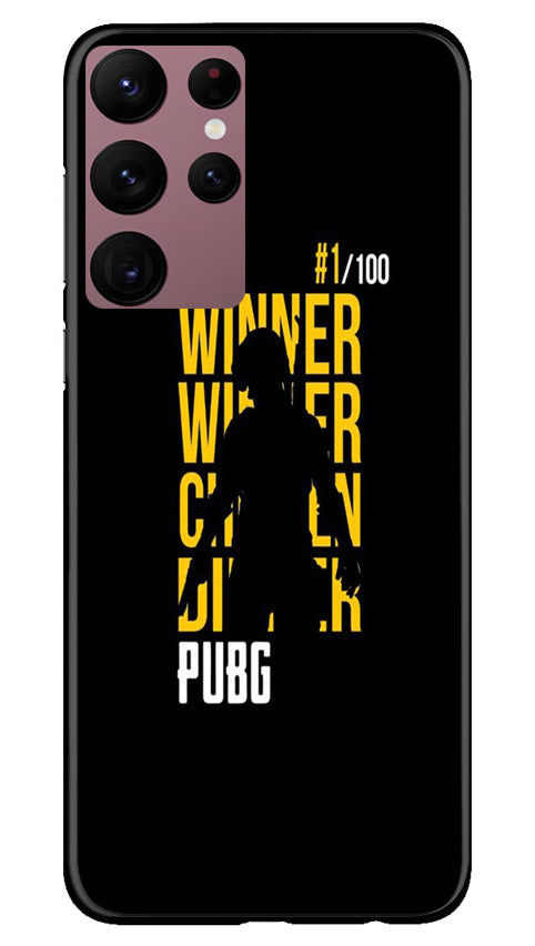 Pubg Winner Winner Case for Samsung Galaxy S22 Ultra(Design - 146)