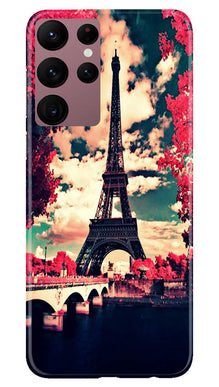 Eiffel Tower Mobile Back Case for Samsung Galaxy S22 Ultra (Design - 181)