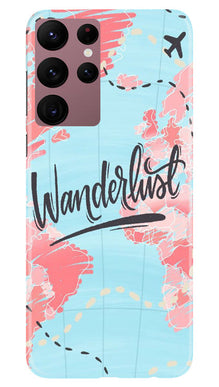 Wonderlust Travel Mobile Back Case for Samsung Galaxy S22 Ultra (Design - 192)