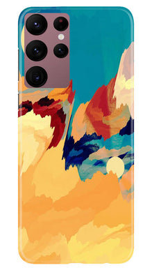 Modern Art Mobile Back Case for Samsung Galaxy S22 Ultra (Design - 205)