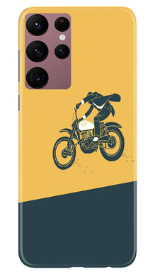 Bike Lovers Mobile Back Case for Samsung Galaxy S22 Ultra (Design - 225)