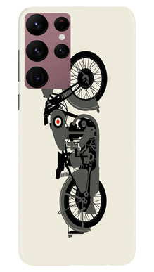 MotorCycle Mobile Back Case for Samsung Galaxy S22 Ultra (Design - 228)