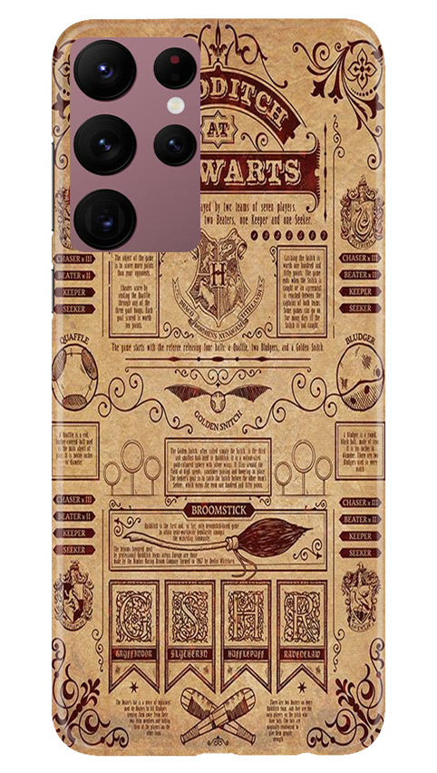 Hogwarts Mobile Back Case for Samsung Galaxy S22 Ultra (Design - 266)