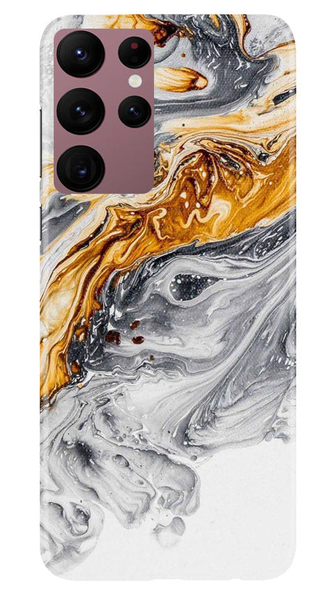 Marble Texture Mobile Back Case for Samsung Galaxy S22 Ultra (Design - 272)