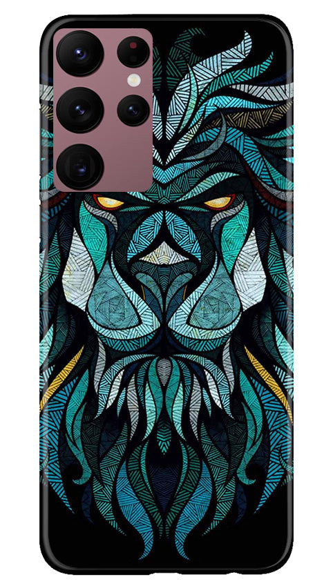 Lion Mobile Back Case for Samsung Galaxy S22 Ultra (Design - 276)