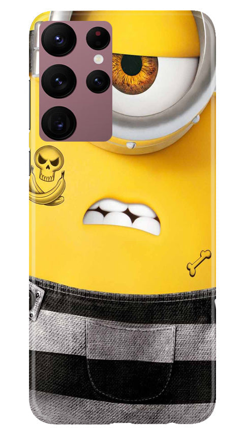 Minion Mobile Back Case for Samsung Galaxy S22 Ultra (Design - 286)