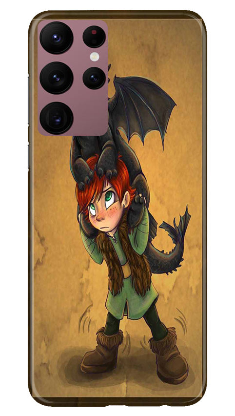 Dragon Mobile Back Case for Samsung Galaxy S22 Ultra (Design - 298)