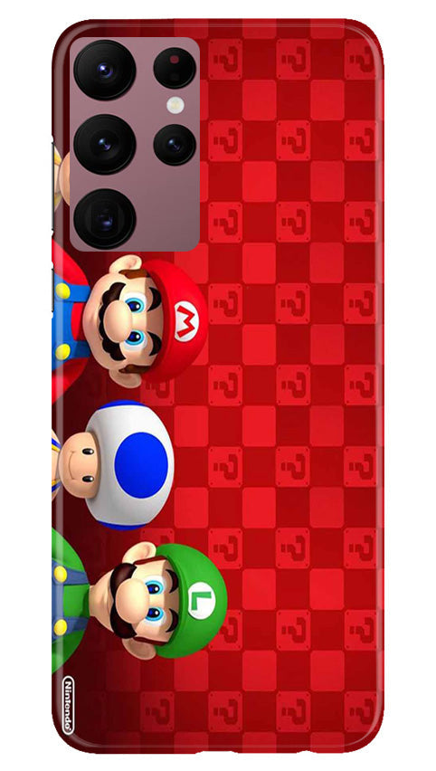 Mario Mobile Back Case for Samsung Galaxy S22 Ultra (Design - 299)