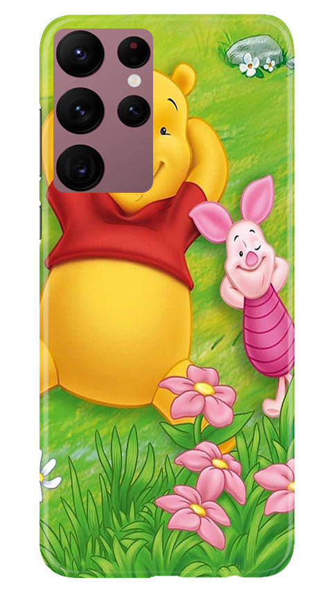 Winnie The Pooh Mobile Back Case for Samsung Galaxy S22 Ultra (Design - 308)