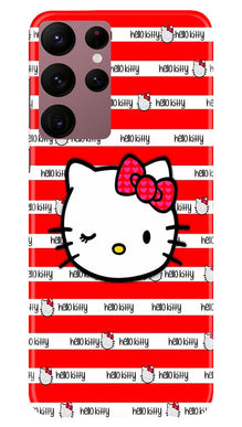 Hello Kitty Mobile Back Case for Samsung Galaxy S22 Ultra (Design - 323)