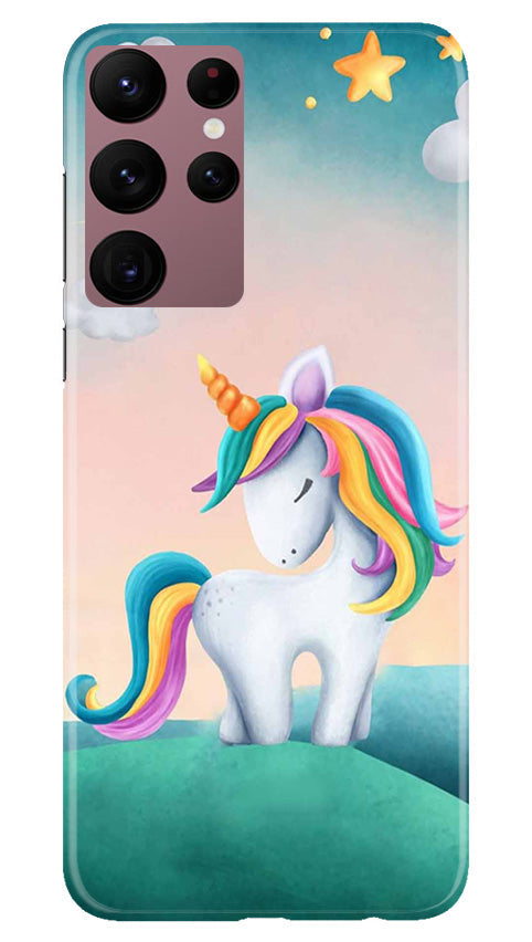 Unicorn Mobile Back Case for Samsung Galaxy S22 Ultra (Design - 325)