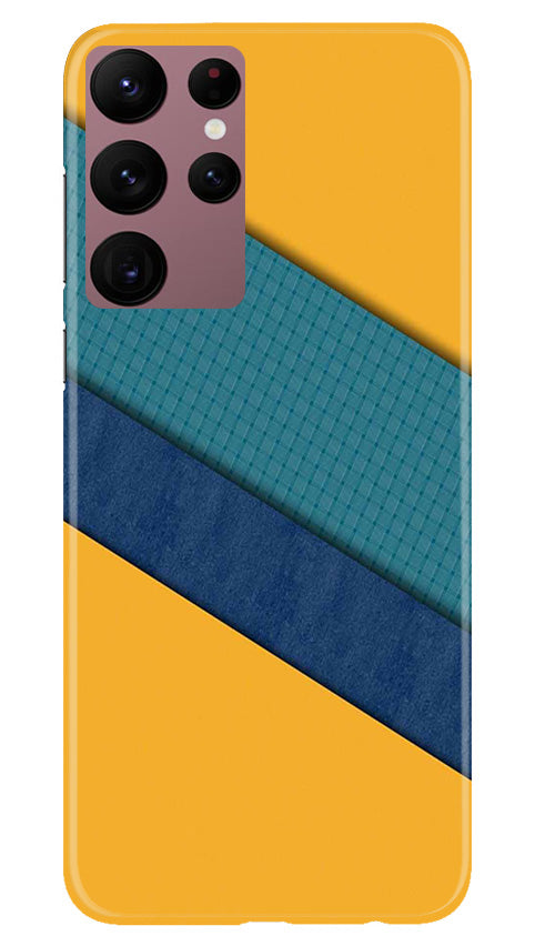 Diagonal Pattern Mobile Back Case for Samsung Galaxy S22 Ultra (Design - 329)