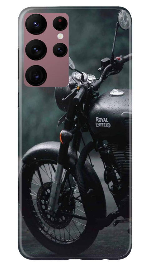 Royal Enfield Mobile Back Case for Samsung Galaxy S22 Ultra (Design - 339)