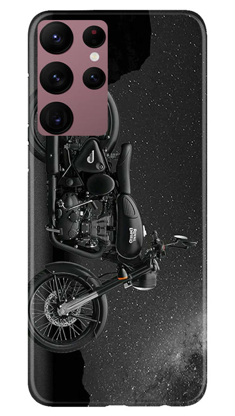 Royal Enfield Mobile Back Case for Samsung Galaxy S22 Ultra (Design - 340)