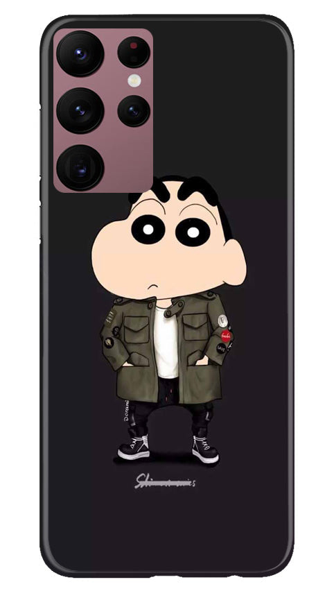 Shin Chan Mobile Back Case for Samsung Galaxy S22 Ultra (Design - 349)