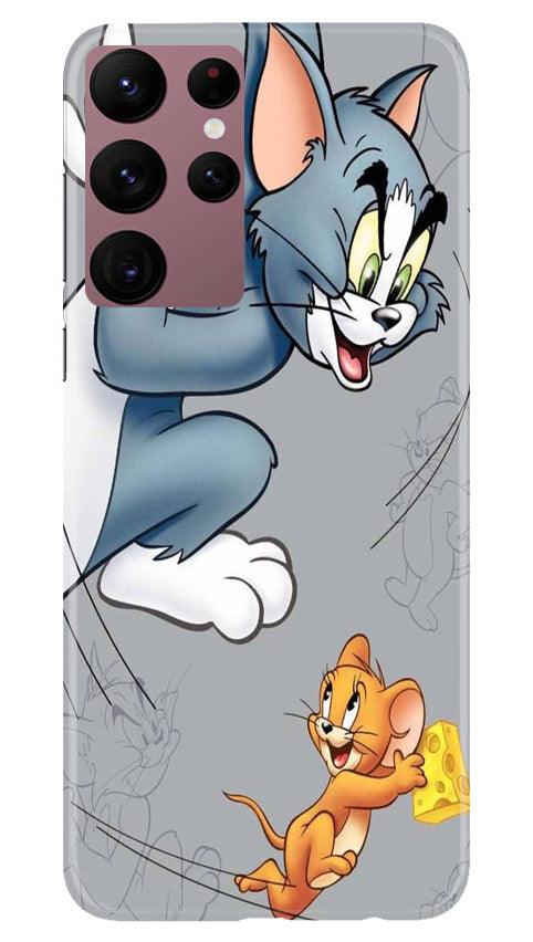 Tom n Jerry Mobile Back Case for Samsung Galaxy S22 Ultra (Design - 356)