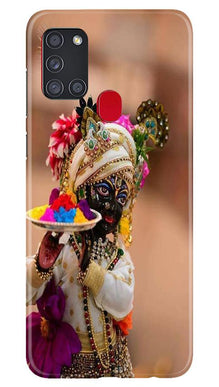 Lord Krishna2 Mobile Back Case for Samsung Galaxy A21s (Design - 17)