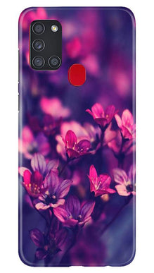 flowers Mobile Back Case for Samsung Galaxy A21s (Design - 25)