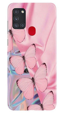 Butterflies Mobile Back Case for Samsung Galaxy A21s (Design - 26)