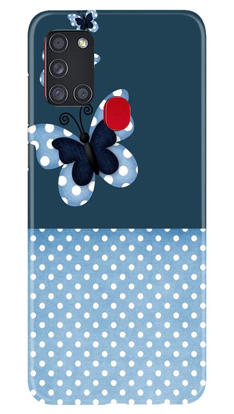 White dots Butterfly Case for Samsung Galaxy A21s