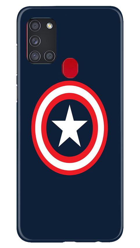 Captain America Case for Samsung Galaxy A21s