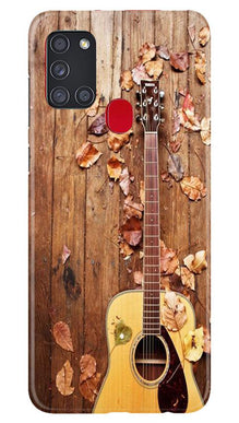 Guitar Mobile Back Case for Samsung Galaxy A21s (Design - 43)