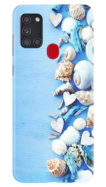 Sea Shells2 Mobile Back Case for Samsung Galaxy A21s (Design - 64)