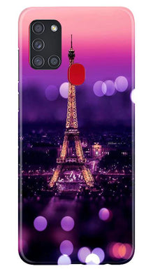 Eiffel Tower Mobile Back Case for Samsung Galaxy A21s (Design - 86)