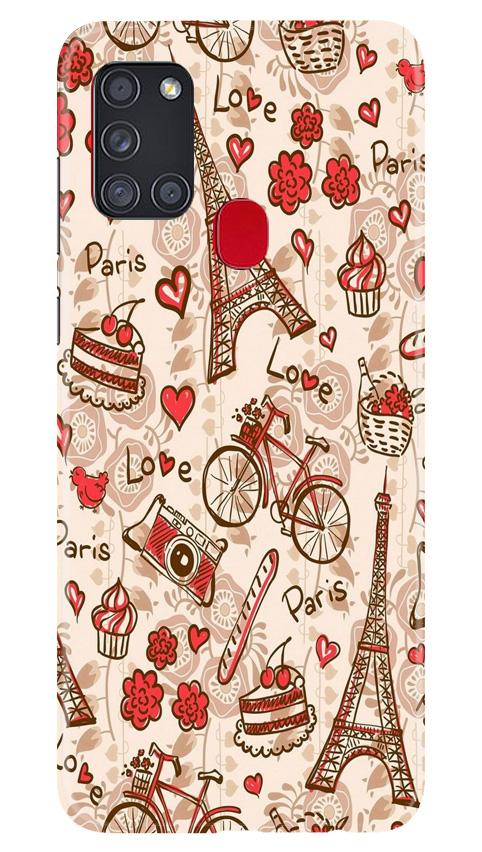 Love Paris Case for Samsung Galaxy A21s  (Design - 103)