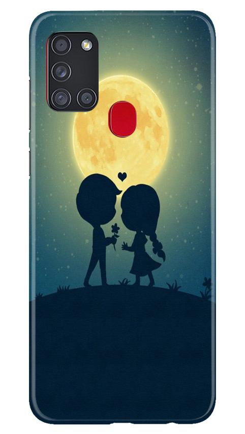 Love Couple Case for Samsung Galaxy A21s  (Design - 109)