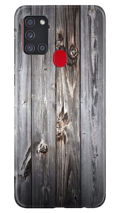 Wooden Look Case for Samsung Galaxy A21s  (Design - 114)