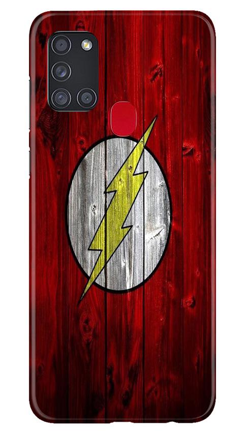 Flash Superhero Case for Samsung Galaxy A21s  (Design - 116)